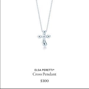 ✨Tiffany & CO Elsa Peretti Sterling Cross Necklace✨